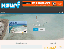 Tablet Screenshot of iksurfmag.com